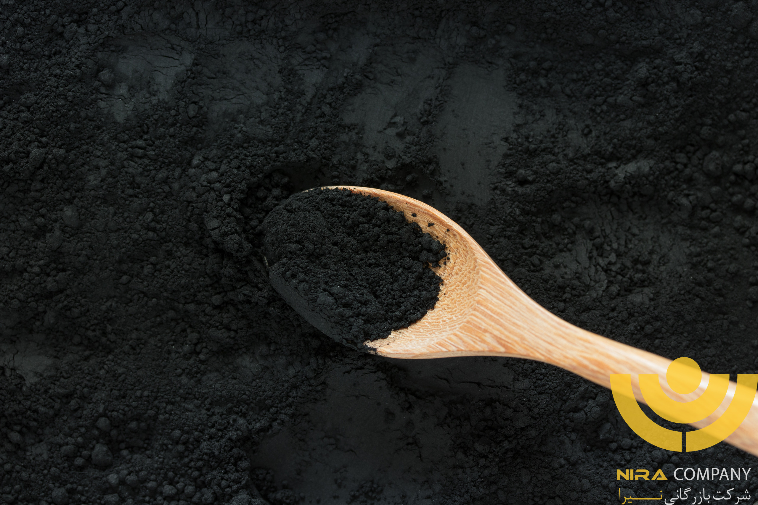 Activated,Charcoal,Powder,Background